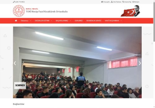 TOKİ Necip Fazıl Kısakürek Ortaokulu - BURSA / İNEGÖL