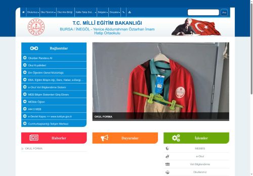 Yenice Abdurrahman Öztarhan İmam Hatip Ortaokulu - BURSA / İNEGÖL