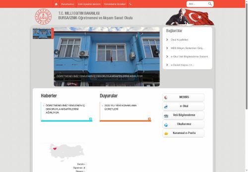 Öğretmenevi ve Akşam Sanat Okulu - BURSA / İZNİK