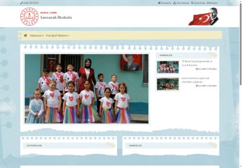 Sansarak İlkokulu - BURSA / İZNİK
