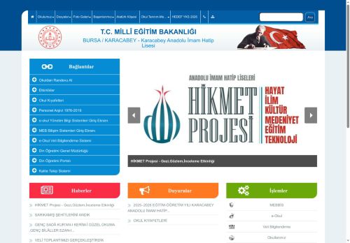 Karacabey Anadolu İmam Hatip Lisesi - BURSA / KARACABEY