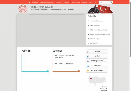 Öğretmendavut İlkokulu - BURSA / MUSTAFAKEMALPAŞA