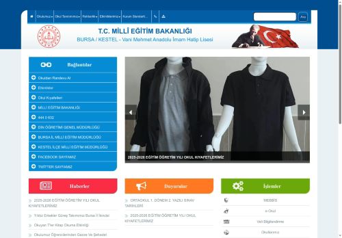 Vani Mehmet Anadolu İmam Hatip Lisesi - BURSA / KESTEL