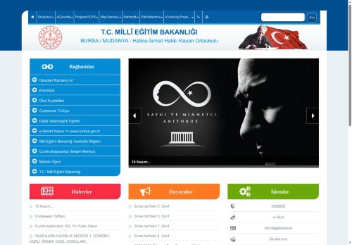 Hatice-İsmail Hakkı Kayan Ortaokulu - BURSA / MUDANYA