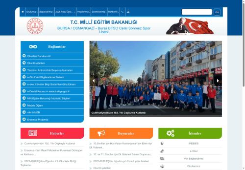 Bursa BTSO Celal Sönmez Spor Lisesi - BURSA / OSMANGAZİ