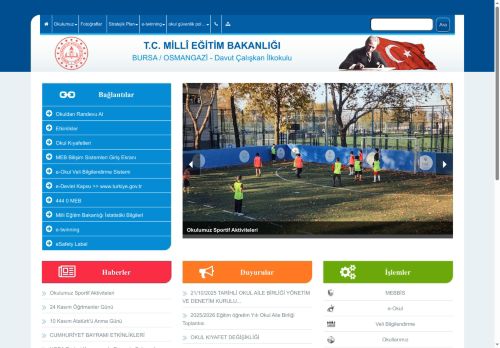 Davut Çalışkan İlkokulu - BURSA / OSMANGAZİ