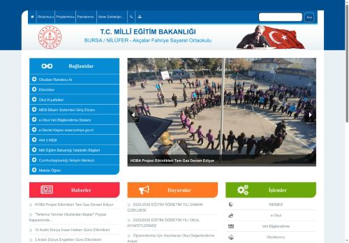 Akçalar Fahriye Sayarel Ortaokulu - BURSA / NİLÜFER