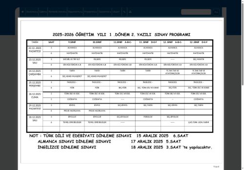 Ali Karasu Anadolu Lisesi - BURSA / NİLÜFER