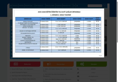 Cavit Çaglar Ortaokulu - BURSA / NİLÜFER