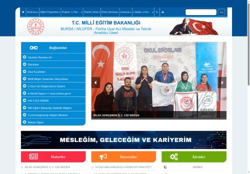 Feriha Uyar Kız Mesleki ve Teknik Anadolu Lisesi - BURSA / NİLÜFER