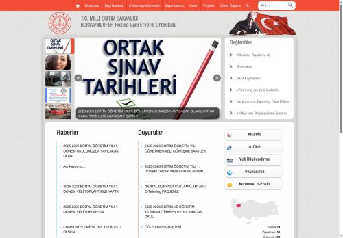 Hatice Gani Erverdi Ortaokulu - BURSA / NİLÜFER