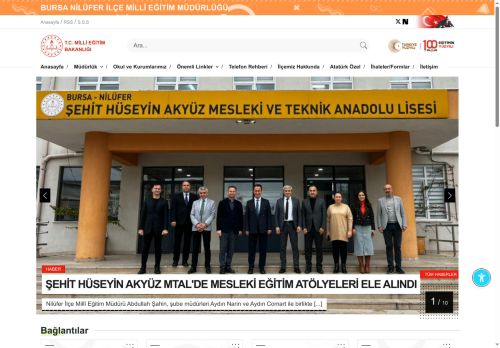 NİLÜFER İLÇE MİLLÎ EĞİTİM MÜDÜRLÜĞÜ - MEB BURSA