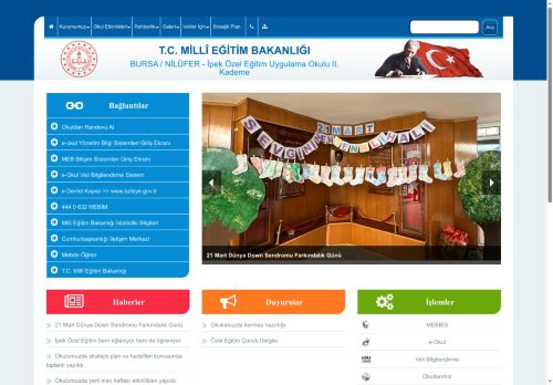 İpek Özel Eğitim Uygulama Okulu II. Kademe - BURSA / NİLÜFER