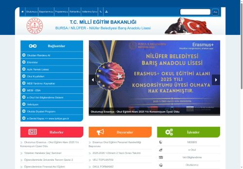 Nilüfer Belediyesi Barış Anadolu Lisesi - BURSA / NİLÜFER