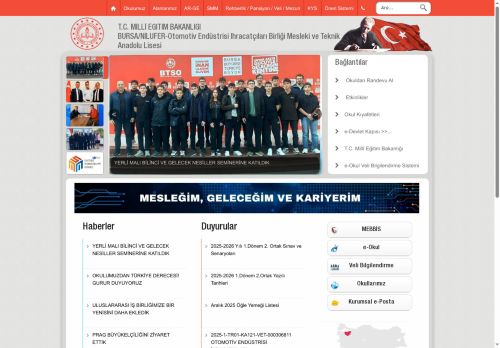 Otomotiv Endüstrisi İhracatçıları Birliği Mesleki ve Teknik Anadolu Lisesi - BURSA / NİLÜFER