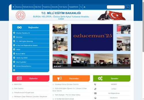 Özlüce Şehit Aykut Yurtsever Anadolu Lisesi - BURSA / NİLÜFER