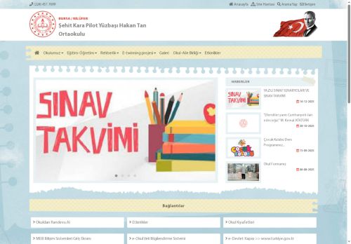 Şehit Kara Pilot Yüzbaşı Hakan Tan Ortaokulu - BURSA / NİLÜFER