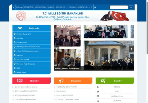 Şehit Piyade Kurmay Yarbay İlker Çelikcan Ortaokulu - BURSA / NİLÜFER