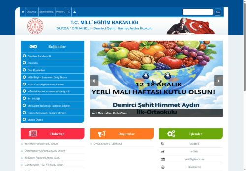 Demirci Şehit Himmet Aydın İlkokulu - BURSA / ORHANELİ