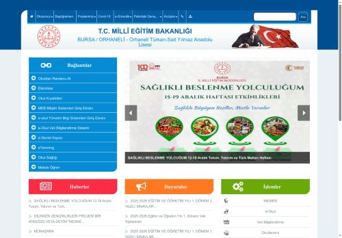 Orhaneli Türkan-Sait Yılmaz Anadolu Lisesi - BURSA / ORHANELİ