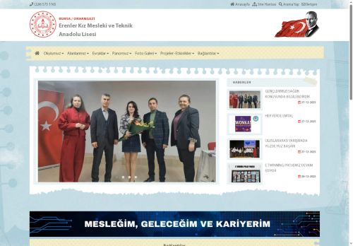 Erenler Kız Mesleki ve Teknik Anadolu Lisesi - BURSA / ORHANGAZİ