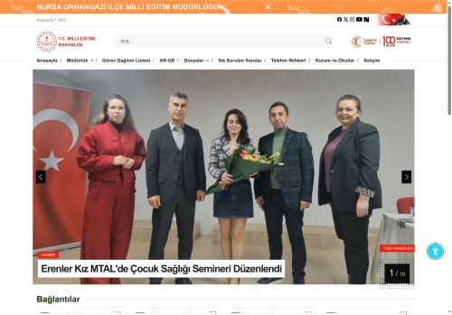 ORHANGAZİ İLÇE MİLLÎ EĞİTİM MÜDÜRLÜĞÜ - MEB BURSA