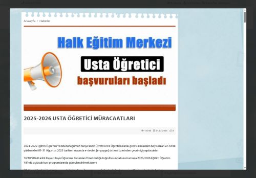 Orhangazi Halk Eğitimi Merkezi - BURSA / ORHANGAZİ