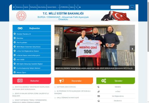 Altıparmak Fethi Açançiçek Ortaokulu - BURSA / OSMANGAZİ