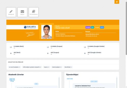 Doç.Dr. Naciye Güliz UĞUR