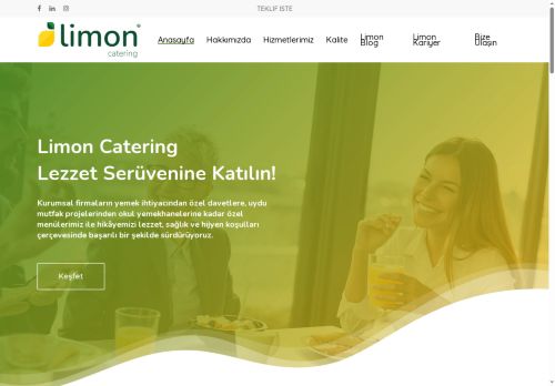 Limon Catering – Taşıma usulü yemek hizmeti, uydu mutfak projeleri, catering