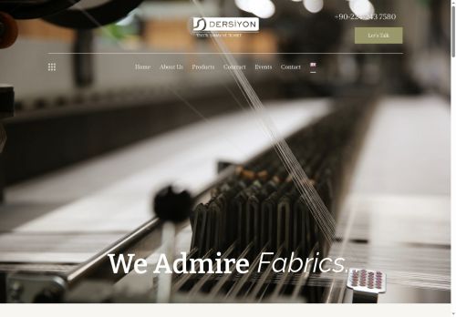 Dersiyon – We Admire Fabrics…