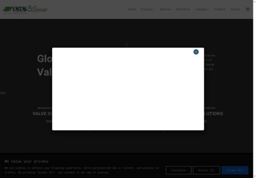 Industrial Valves and Actuators | Products | Vastas