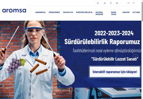 Yaratıcı Lezzet Ortağınız - Global Compact - Aromsa