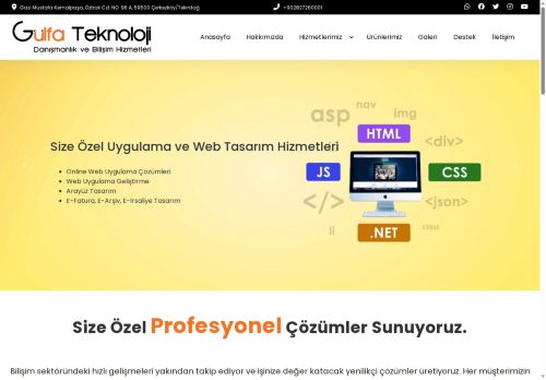 Anasayfa - Gülfa Teknoloji Danışmanlık ve Bilişim Hizmetleri
