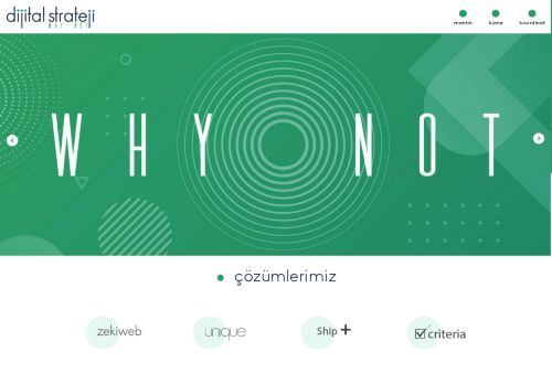 Dijital Strateji - E-Ticaret Çözümleri ve Web Yazılımı