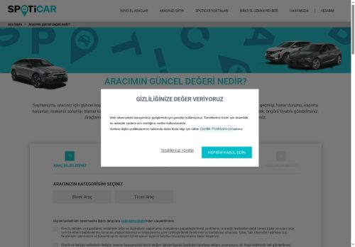 Aracını Sat,Aracının Güncel Değerini Öğren! | Spoticar