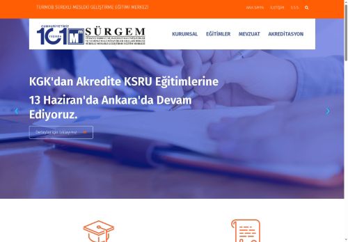 TÜRMOB SÜREKLİ MESLEKİ GELİŞTİRME EĞİTİMİ MERKEZİ - SÜRGEM