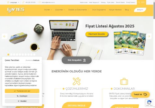 Daha İyi Bir Gelecek İçin Enerji Verimliliği - ENTES Elektronik