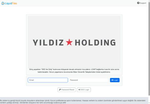 Link | Yildiz Holding File Transfer