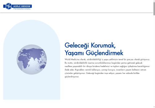 Sürdürebilirlik - World Mecidine Sürdürebilirlik Politikası