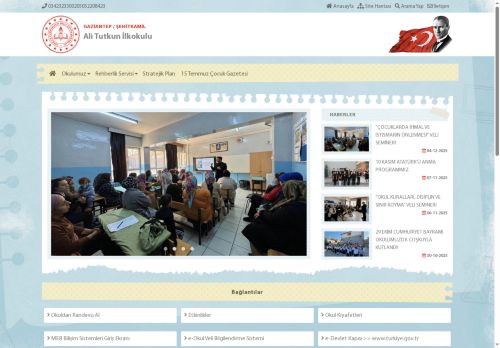 Ali Tutkun İlkokulu - Mavi Yeşil Okul Projemiz