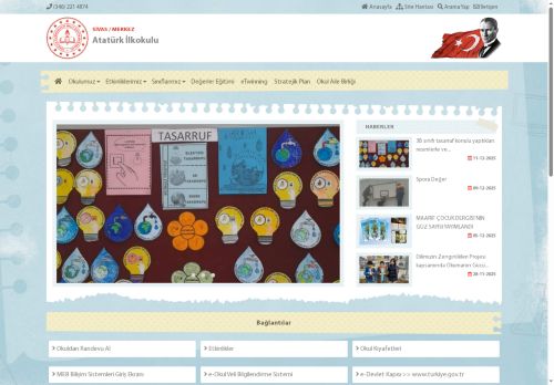 Atatürk İlkokulu - “Enerji Dostu Mavi Yeşil Okul Projesi” Dergimiz Yayında!