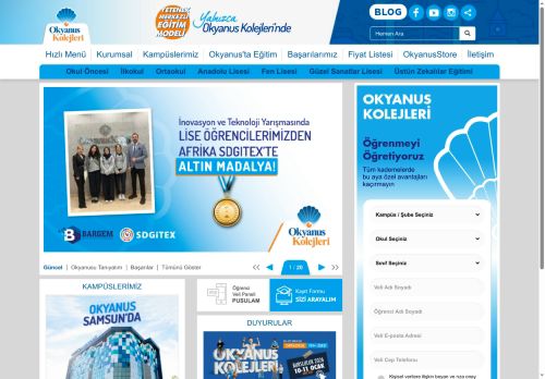 Kolej, Özel Okul, Ana okulu, ilkokul, ortaokul, Lise - Okyanus Koleji