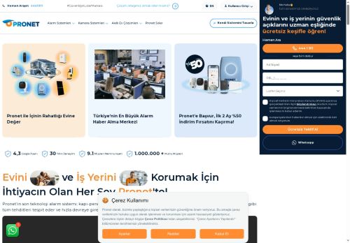 Pronet Plus ile Evine Güven | Pronet