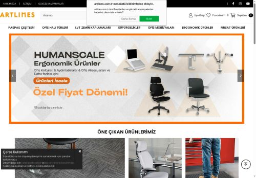 En Ucuz Zemin Kaplama Malzemeleri ve Ofis Eşyaları | Artlines