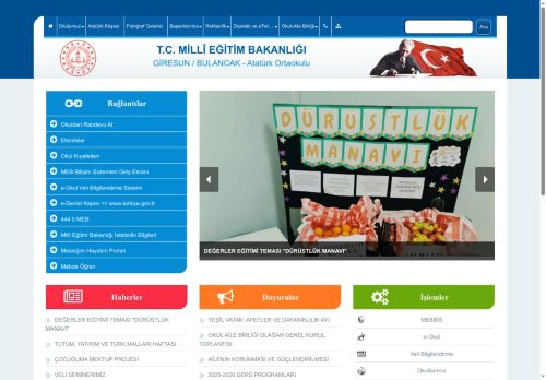 Atatürk Ortaokulu - ENERJİ DOSTU MAVİ YEŞİL OKUL PROJESİ BİLGİLENDİRME BROŞÜRÜMÜZ HAZIR