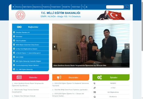 Aliağa 100. Yıl Ortaokulu - Proje Çalışmalarımız Tüm Hızıyla Devam Ediyor