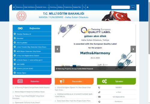 Hafsa Sultan Ortaokulu - Mavi Yeşil Okul Projesi
