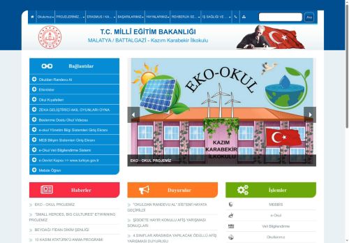 Kazım Karabekir İlkokulu - ENERJİ DOSTU MAVİ YEŞİL OKUL PROJESİ DOĞA ETKİNLİK ÇALIŞMALARI