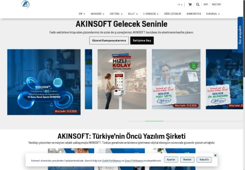 AKINSOFT: İşinize Değer Katan Yazılım Çözümleri | 444 40 80